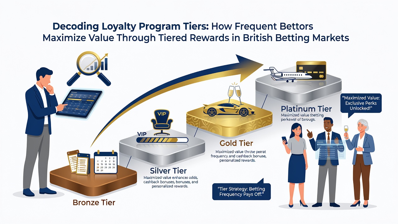 British bettor reviewing tier benefits and reward redemption options on a mobile gambling app interface