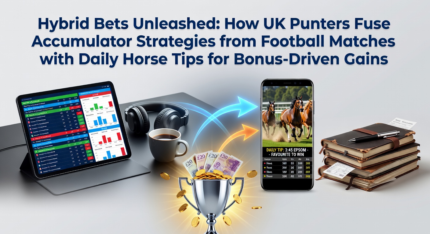UK punters reviewing football accumulator slips alongside horse racing form guides on a betting app