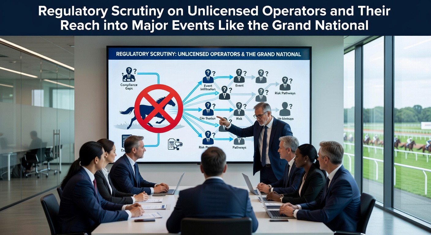 Regulatory officials reviewing documents related to unlicensed betting operations during major sporting events